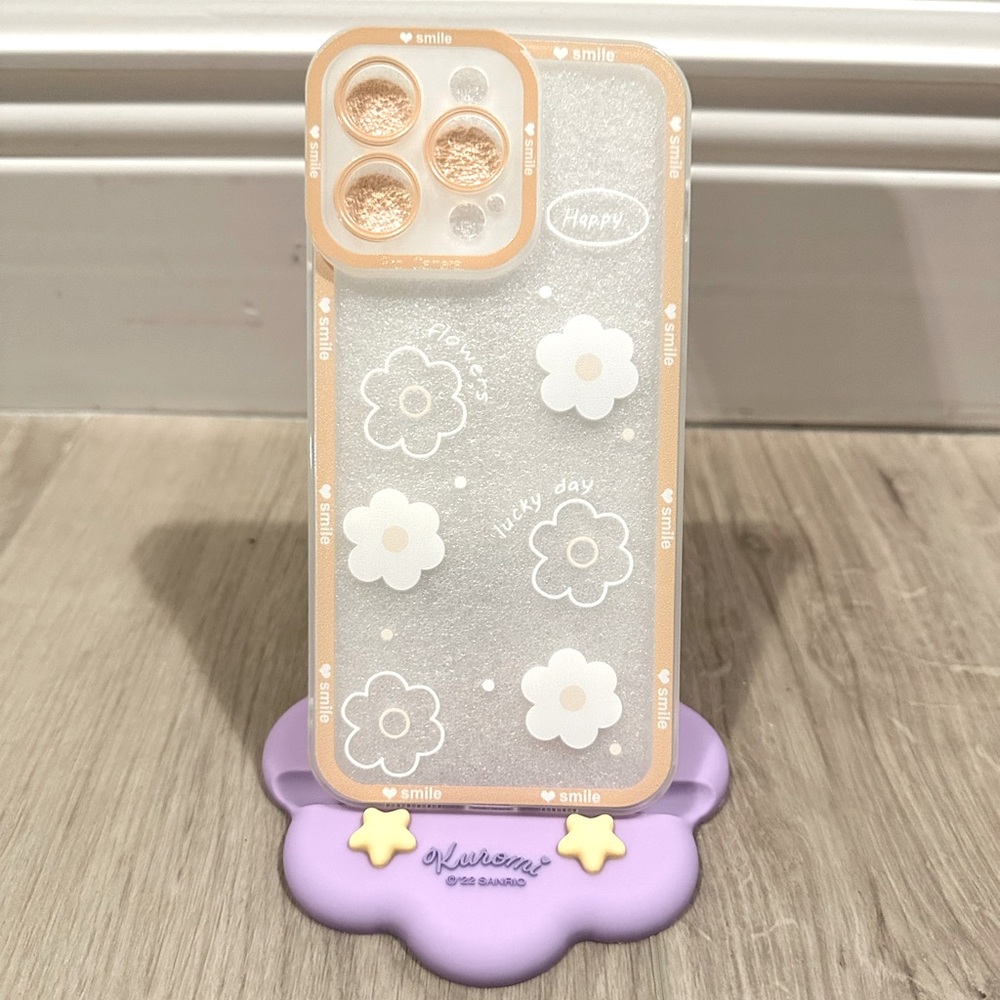 Cute Floral Pattern Silicone Soft iPhone Case